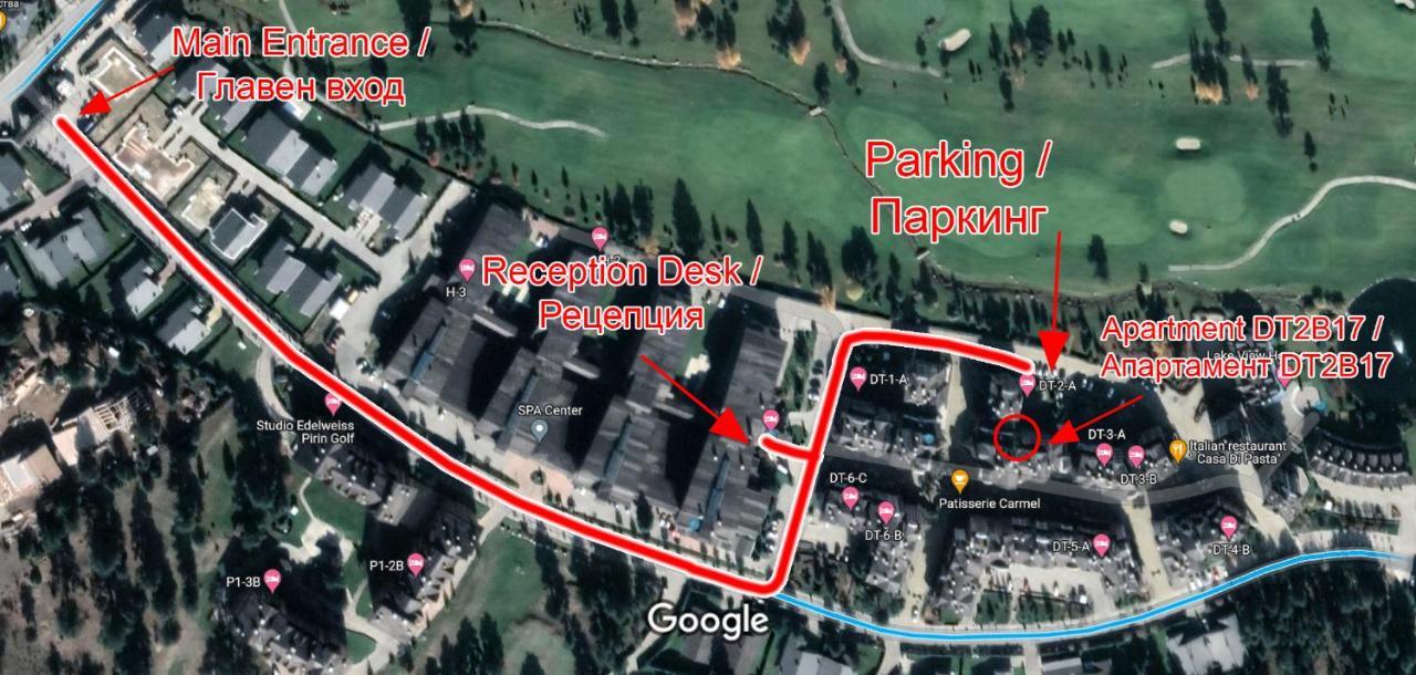 Mountain View Pirin Golf Lägenhet Bansko Exteriör bild